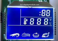 Màn hình LCD HTN nền màu xanh, Màn hình phân đoạn màn hình LCD bếp 7 phân đoạn