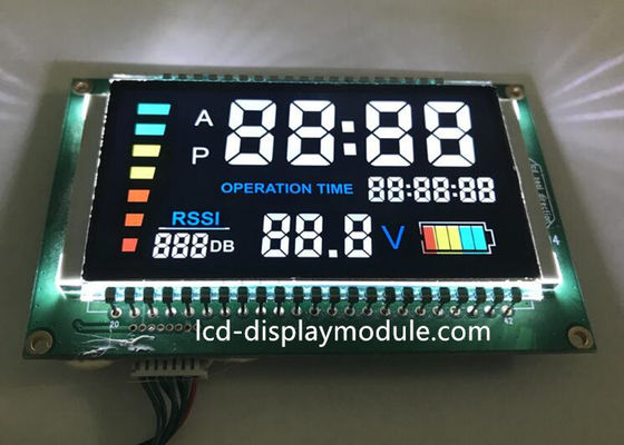 PIN kết nối VA 7 phân đoạn LCD, thiết bị gia dụng tiêu cực phân đoạn màn hình LCD